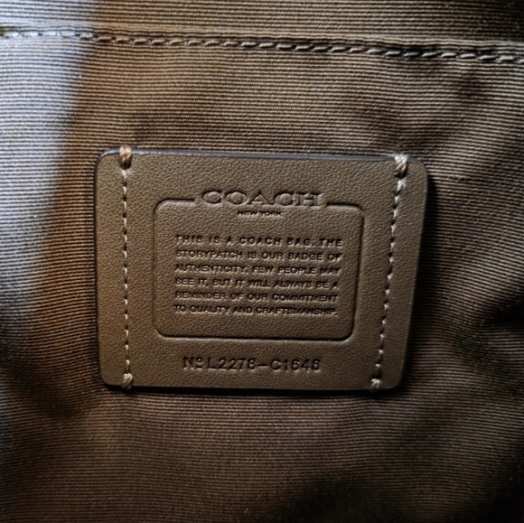 COACH Ellie File Gold-tone Pebble Leather Crossbody Bag - Picture 6 of 12